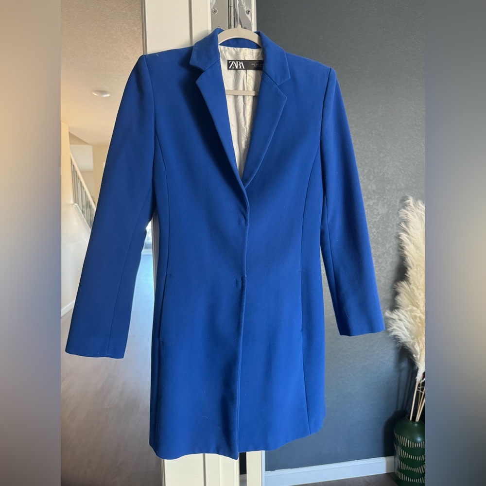 Zara Women's Royal Blue Blazer jacket